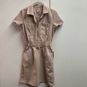 J Crew Utility Dress Rose Pink